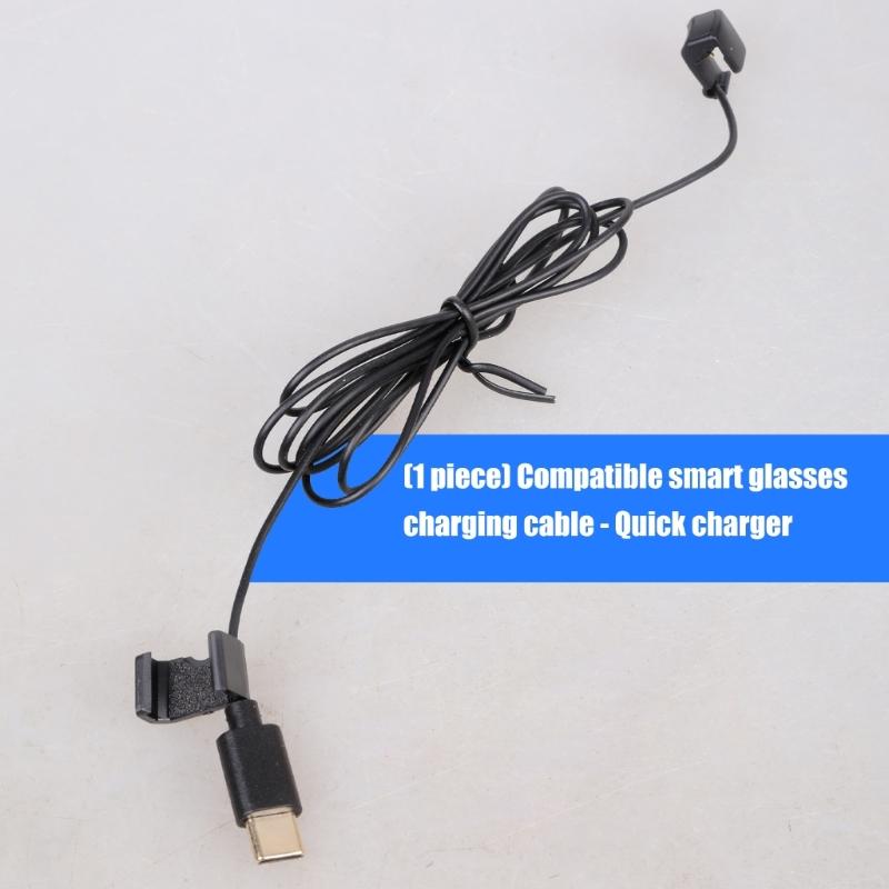 PVC Chargers Cord With TangleFree Design for Smartests Glasses Eyewears Accessories