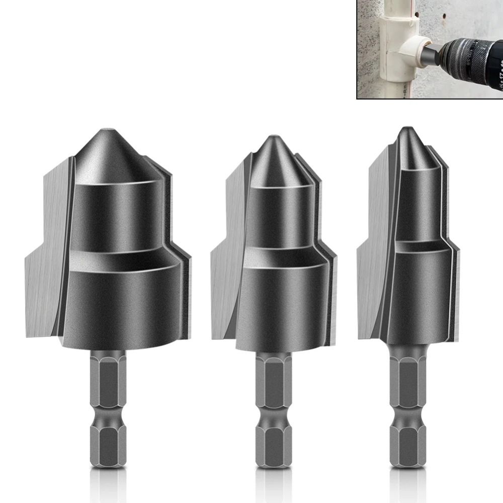 Full Open Process Water Pipe Expansion Drill Plumbing Pipe Reamer  Plumber Repair Power Parts