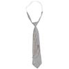 Punk Metal Guitar Chain Tie for Music Lovers and Fashion Enthusiasts Adjustable Pre Tied Necktie for Concerts Parties