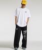 CREAM SODA LAB Quarter Wide Elastic Waist Pants Black