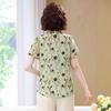Yuzhaolin Women's Summer Chinese Style Short Sleeve Top