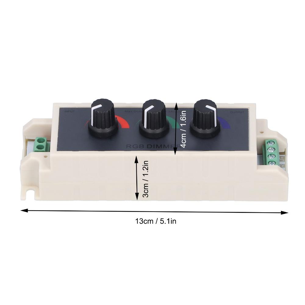 ABS Smart LED Light 3A/channel Dimmer Switch Brightness Adjustment Controller  For LED Light Strips