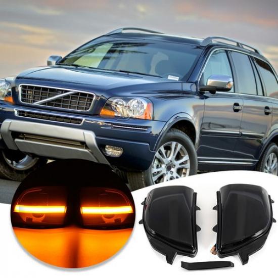 LED Dynamic Mirror Turn Signal Indicator Lights Fits Volvo XC70 08-12 XC90 07-14