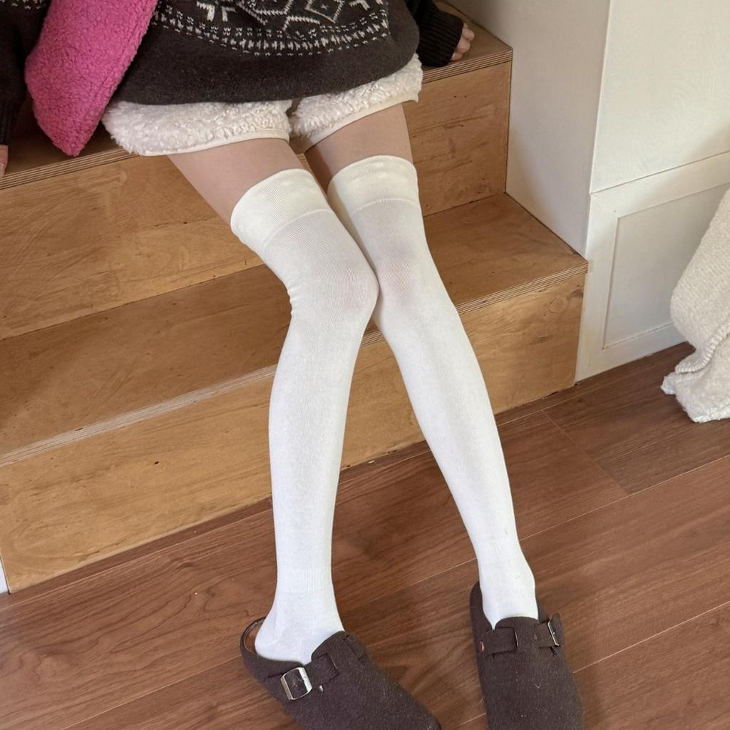 Ioulor Abgabe-Dose Kann Nicht Tropfen Röhre Oberschenkelstrümpfe, Herbst Und Winter College-Stil Knochenlose Wadenstrümpfe, Japanische Und Koreanische Dünne Kniestrümpfe