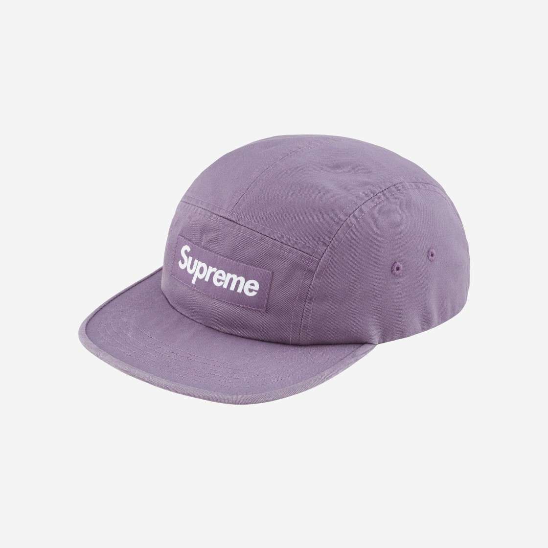 

Supreme Washed Chino Twill Camp Cap Dusty Purple 23FW -