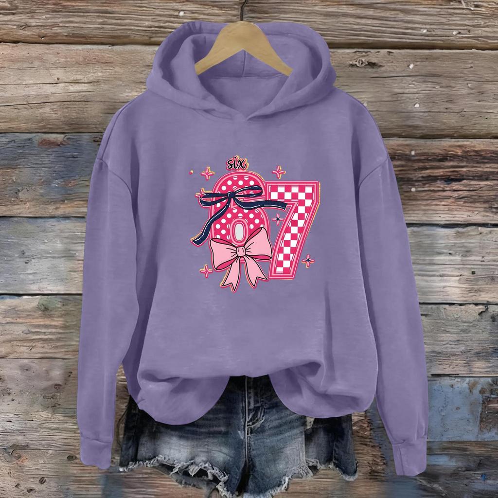 Women's Fashion Daily Versatile Casual Sweatshirts Long Sleeve Hooded Top Sweatshirts