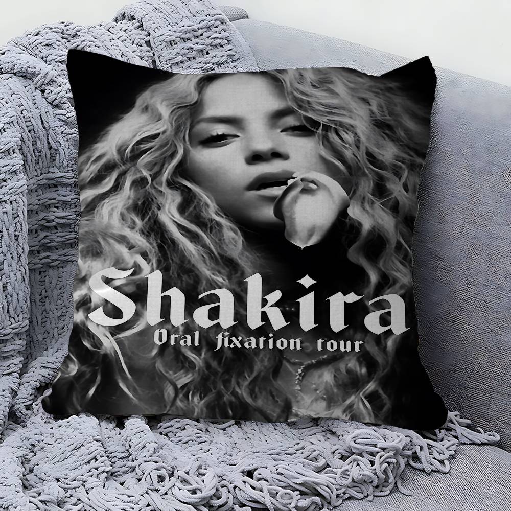 Singer S-shakira Pillow Gifts Home Office Furnishings Bedroom Sofa Car Cushion Cover Case 45x45cm