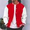 Herren Modische Vielseitige Baseballjacke für den Herbst