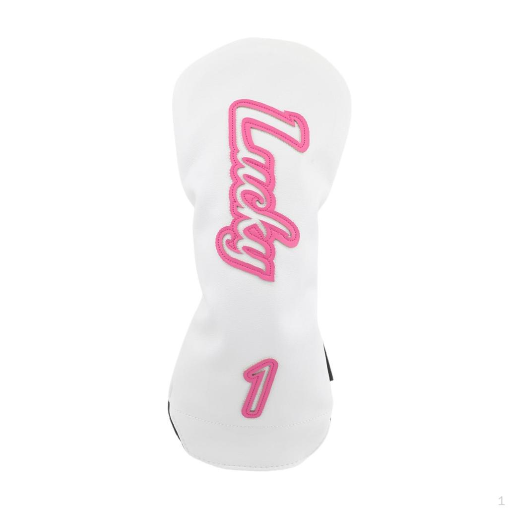 Golf Club Head Cover Anti Scratch Fashion Protective Sleeve Golfer Equipment White A