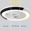 Electric Fan 50cm Intelligent Ceiling Fan with Lamp Bedroom Decorative Ventilator Lamp Smart APP Control With Remote control