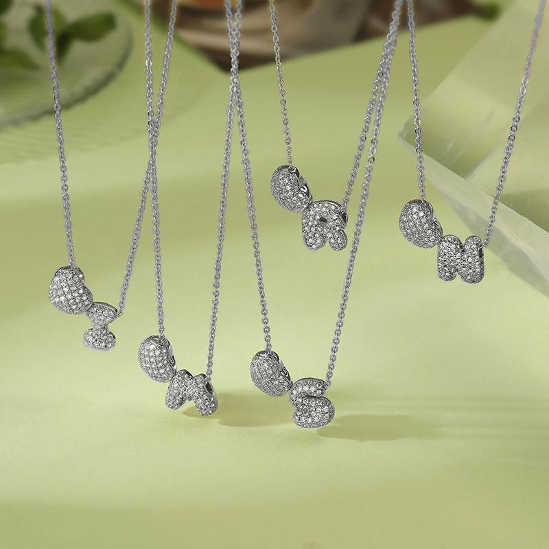

HECHENG,Heart Shaped Delicate Zirconia Initial Necklace Golden A-Z Small Letter Pendant Chain Ladies Birthday Jewellery Gift Z&45cm