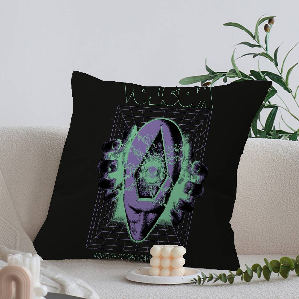 V-Volcom LOGO Personalized Pillow Cover Kids Bedroom Wild Party Decor Pillowcase kid Birthday shower Gift