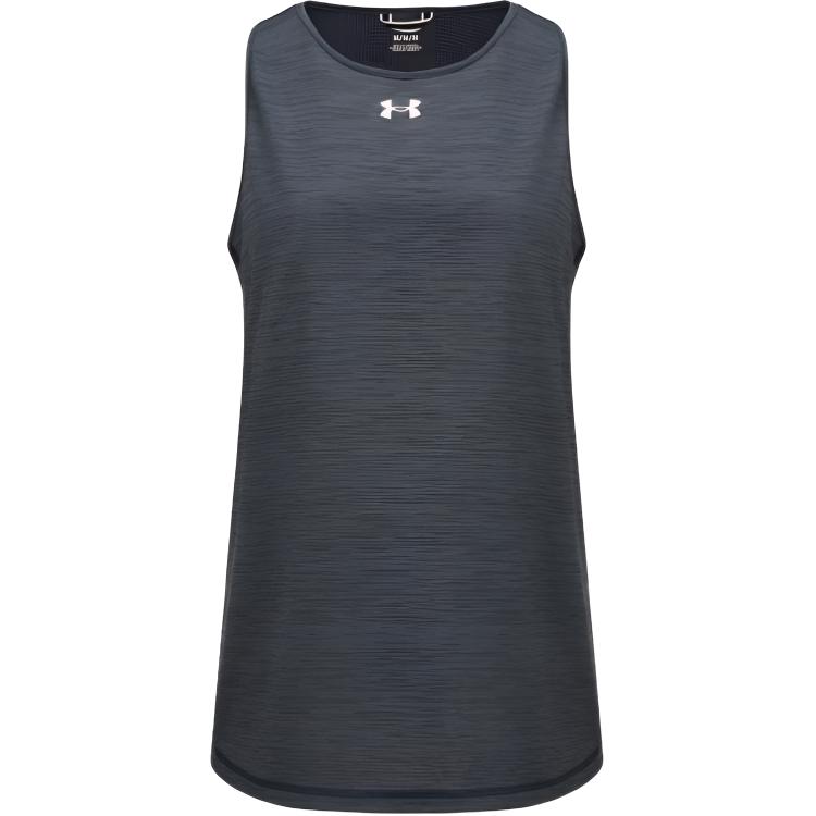 

Under Armour Loose Training Navy Blue Crew Neck Sports Tank Top Women tank tops 6005504-410 L