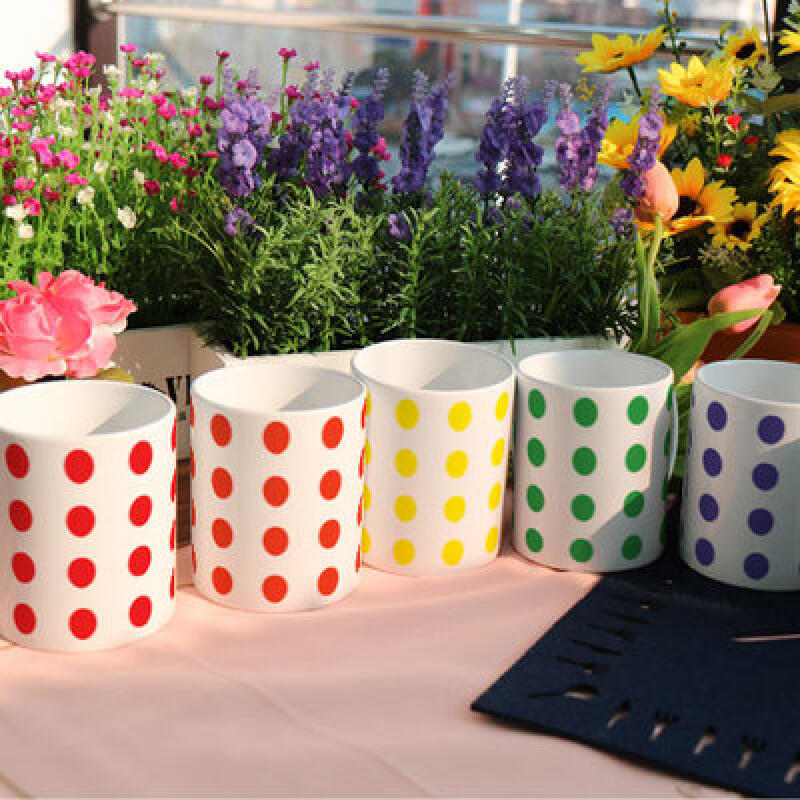 pa341-Design Mug 6p-Grand Rainbow Dot Pattern