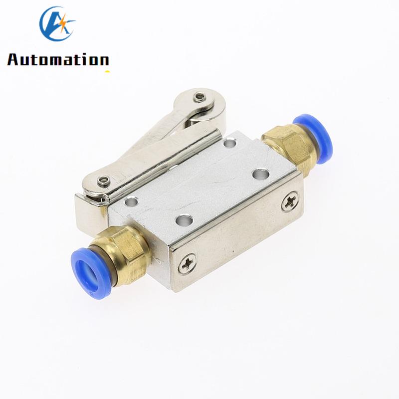 MOV-02 PT 1/8"Female Thread 3 Position 2 Way Pneumatic Mechanical Valve MOV-321 Reversing Valve Roller Hand Manual Valves