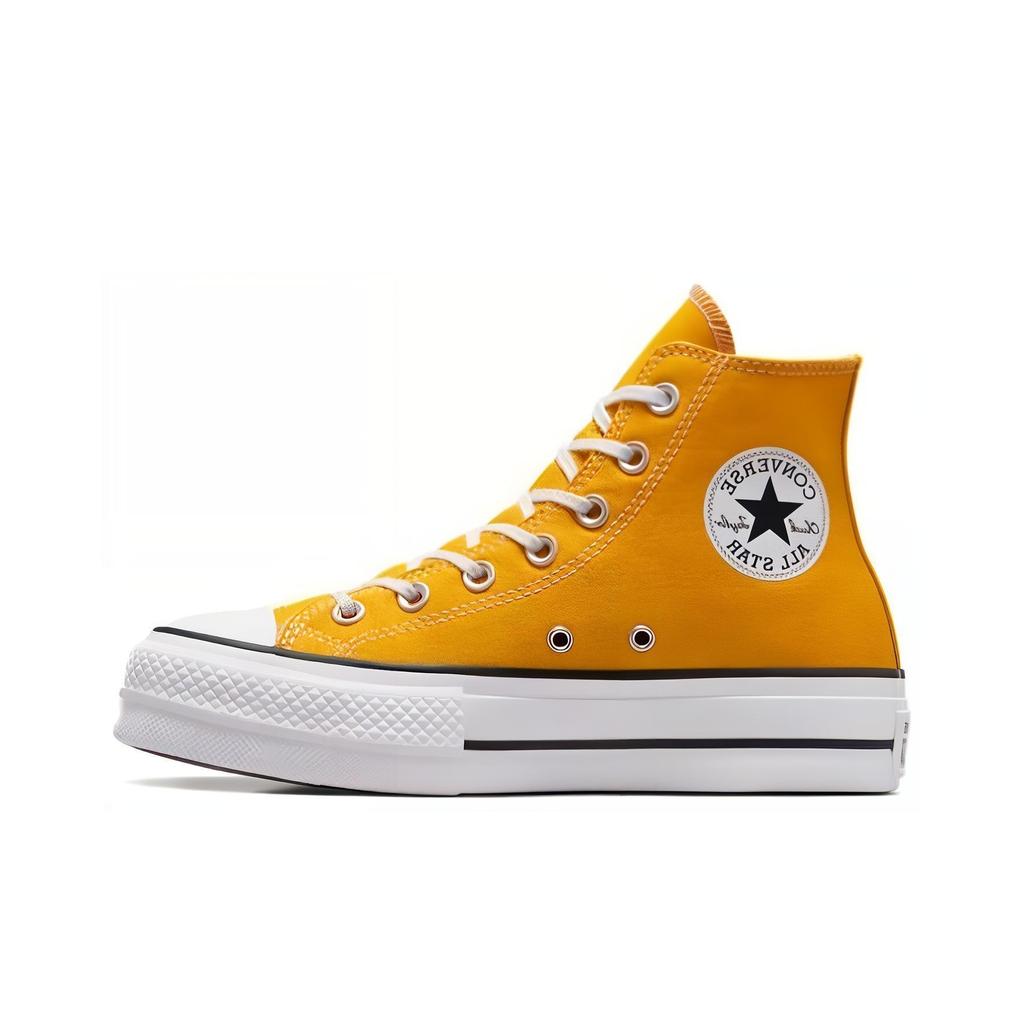 New Converse All Star Lift High Top Canvas Shoes Women's Yellow A06506C
