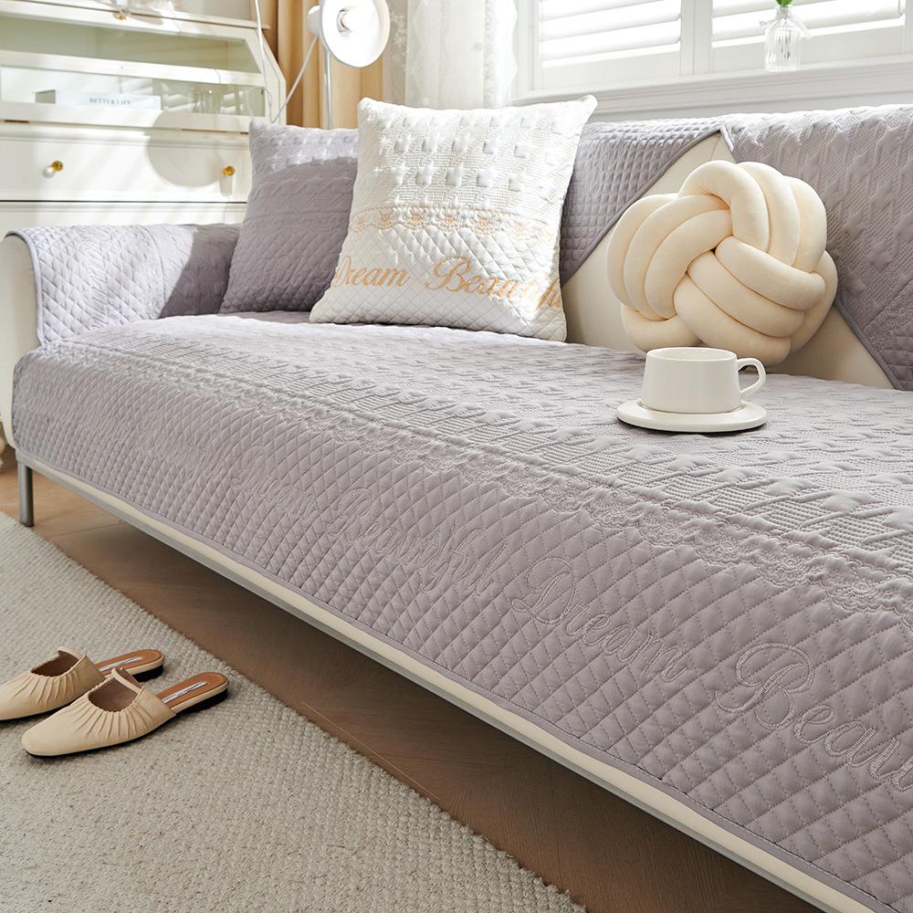 

1 шт. Четыре сезона универсальный простой чехол для дивана модный анти-кошачий царапающий мебельный декор гобелен противоскользящий пылезащитный диванная подушка 1seat 70x70cm