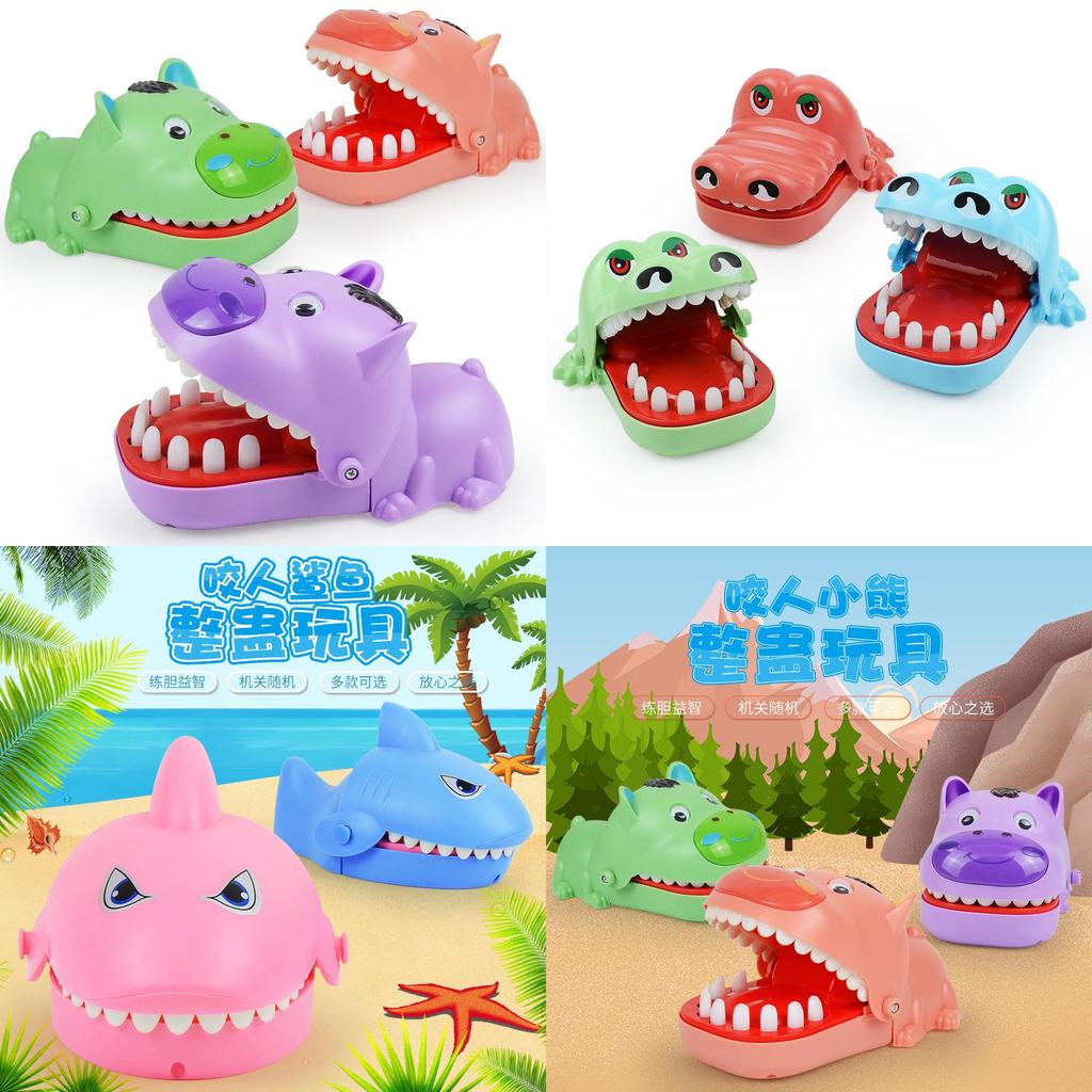 Zabawna Mini Miś i Rekin Zabawka Do Interaktywnych Gier dla Dzieci