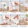 300ml Touchless Automatic Soap Dispenser USB Rechargeable Motion Sensor Liquid Hand Soap Pump for Kitchen Bathroom High Capacity