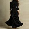 Women's Fashionable Long-sleeved Elegant Dress