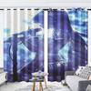 Cartoon Curtain Beautiful Girl Home Hatsune Miku 3D Print Cute Style Polyester Window Blackout Children Bedroom Living Room
