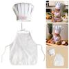 Newborn Cooking Costume White Chefs Hat And Apron For Baby Photoshoots Soft Infant Photography Props Holiday Gift