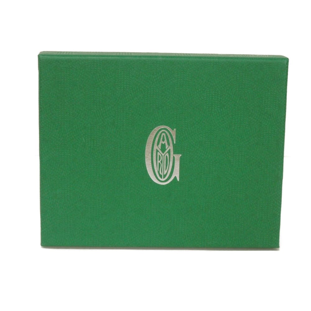 Used 9776 Senna Nano Key Ring 7943 Coin Pocket Wallet In Excellent Condition, Herringbone Pattern, Black. Men's. from