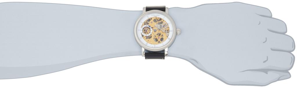 Mechanical Skeleton Wristwatch Black [Charles Hubert] Hand-Winding 3737-G Men's