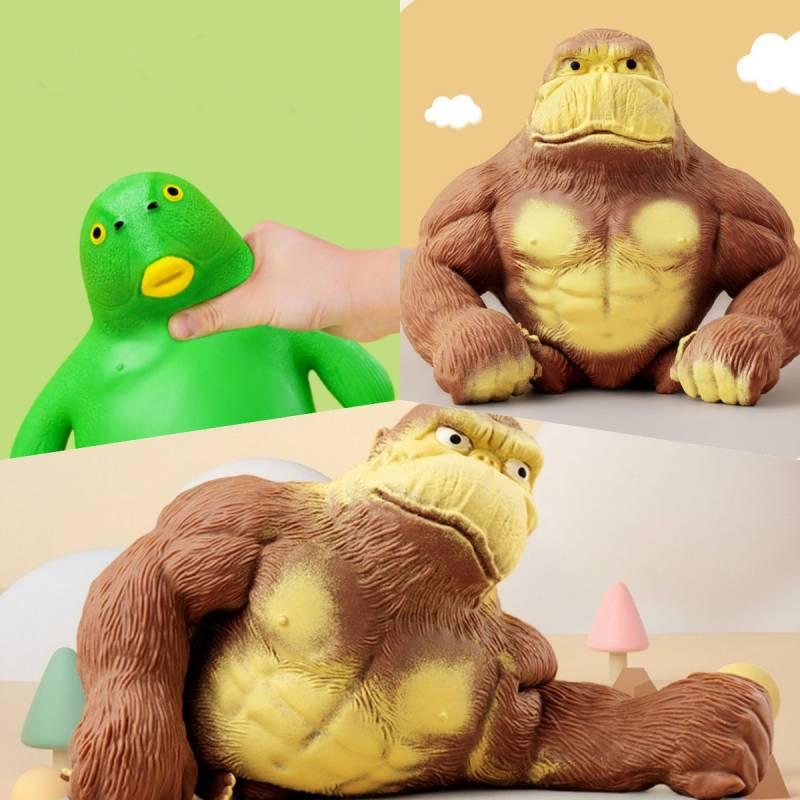 Creative King Toy Stress Relief Cartoon Soft Rubber Sand Sculpture Funny Decompression Doll