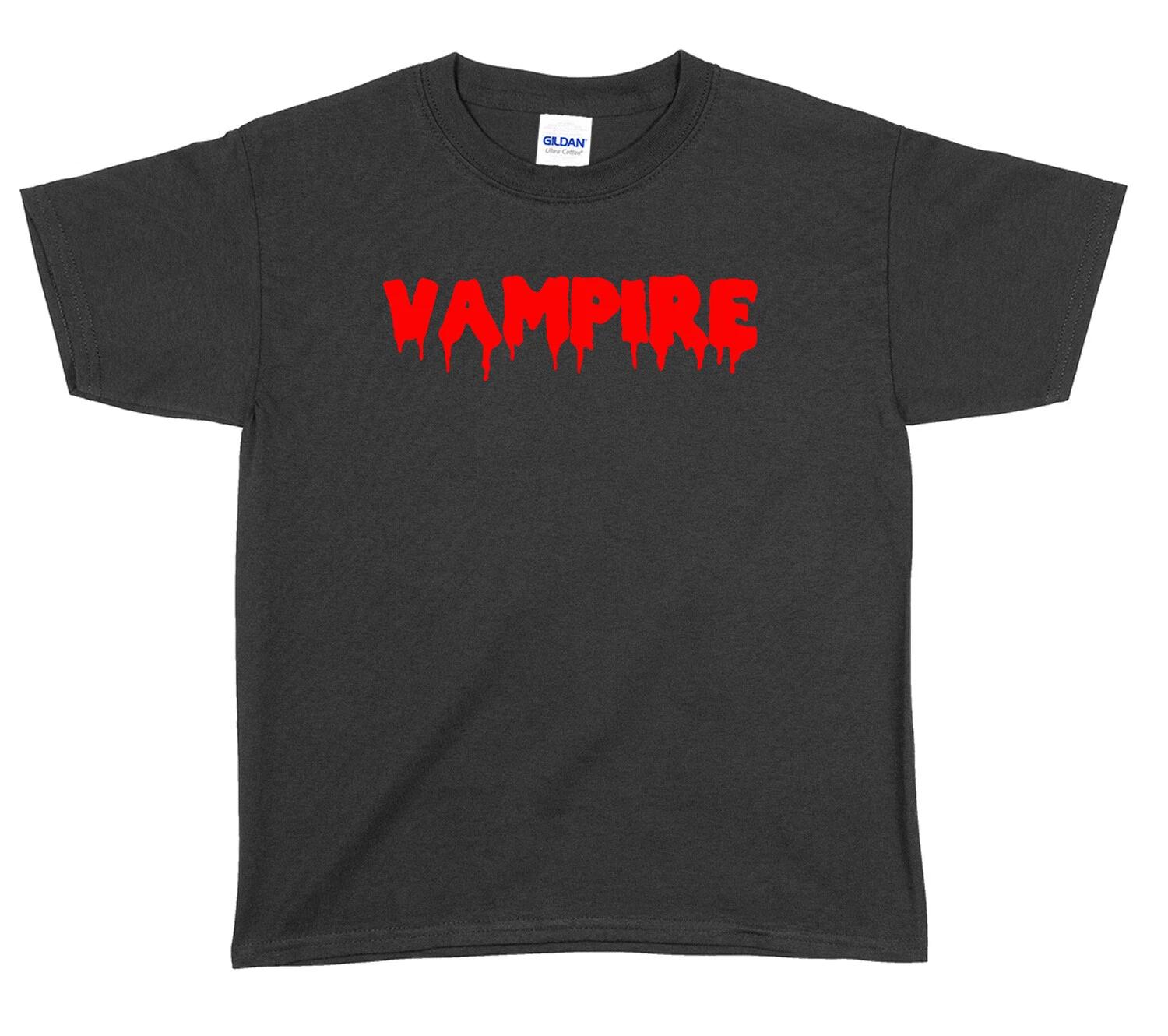 Vampire Halloween Boys Girls Unisex Funny T-Shirt L
