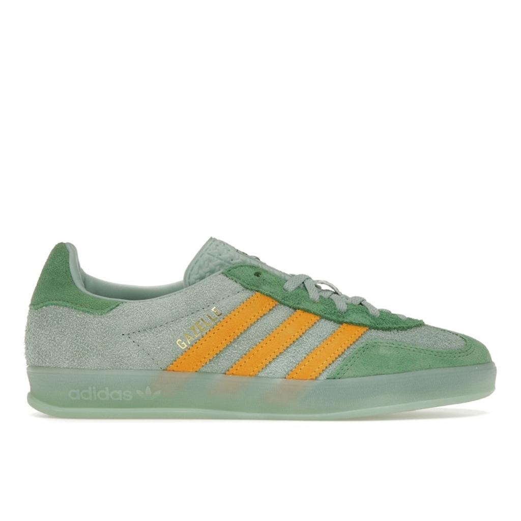 Adidas Gazelle Indoor Hazy Green Crew Yellow Women Sneakers Preloved-Green IG6783