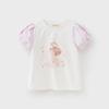 David Bella Girls' Short Sleeve Cartoon T-shirt
