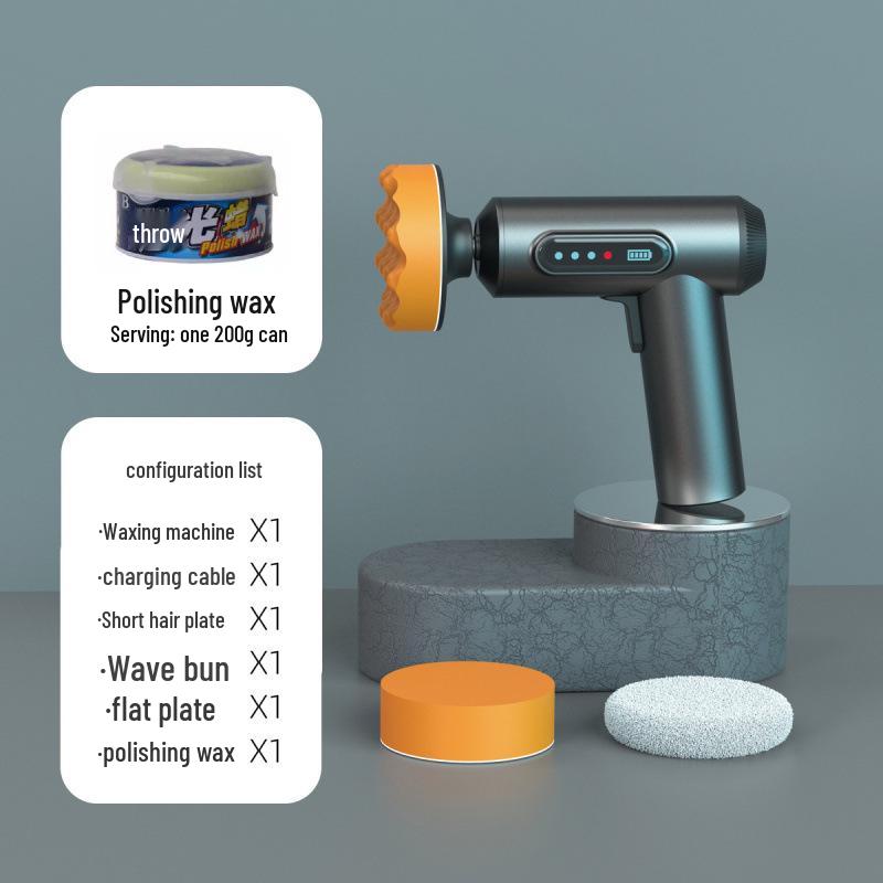 Wireless Car Polisher & Waxer with Digital Display for Home and Auto - Grinding & Sealing Glaze Tool