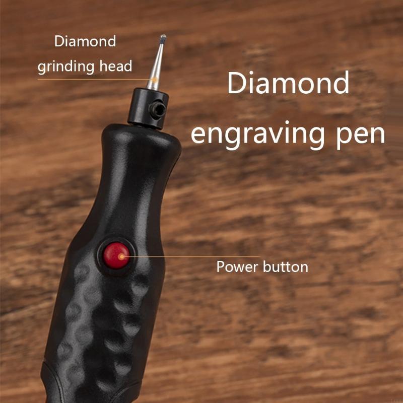 5 Pcs Grinder Bit Accessories Engraving Pen Grinding for Head for Carving Polishing DIY Wood-working Carving Soft Metal