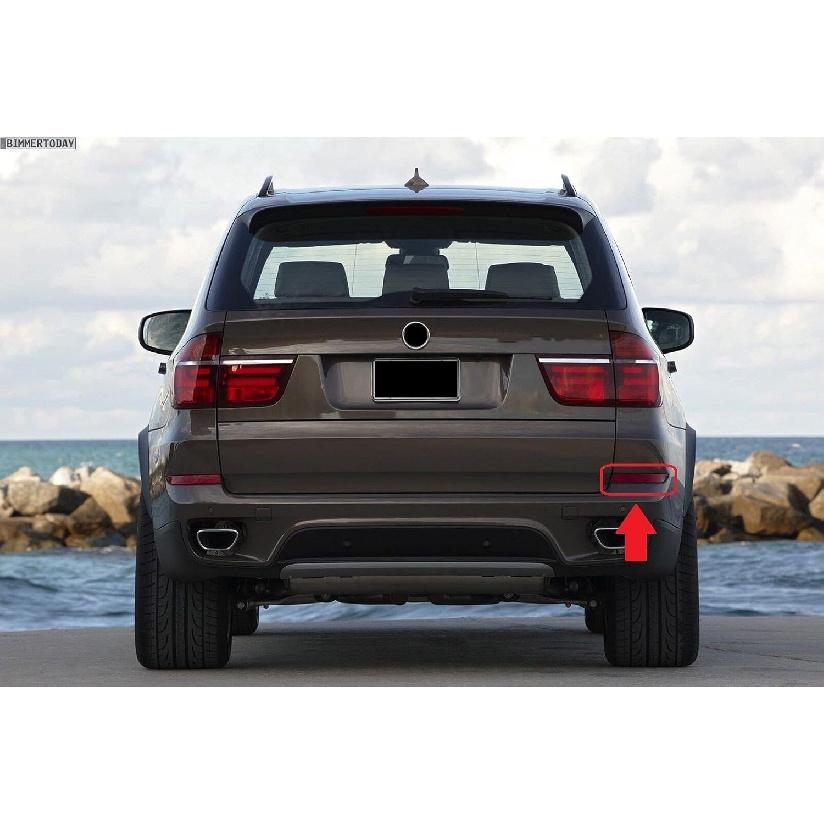 KIMISS Left & Right Rear Bumper Reflector, Car Red Bumper Reflector 63217158949 63217158950 Fit for E70 X5 2007-2013