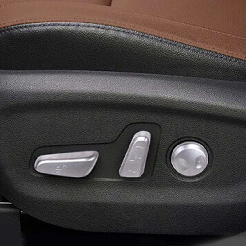 Car Cover Detector Stick Seat Adjustment Knob Button Switch Trim Accessories Frame Part 5PCs For Hyundai Tucson