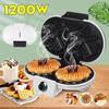 1200W 220-240V Bubble Egg Cake Oven Breakfast Waffle Machine Electric Baking Pan 50/60Hz Multi-functional Double‑Head Waffle Maker