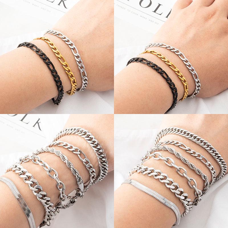 NK Kubanisches Hip Hop Herrenarmband - Trendiger Ketten Schmuck