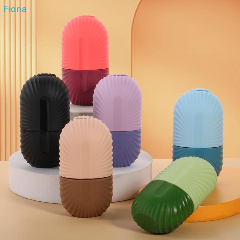Shell-Shaped Silicone Face Ice Roller, Reusable Ice Cube Tray for Facial Massage and Skin Care