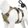 Beanshop Dog Harness Leash Set 3-stage Chest Strap, Black