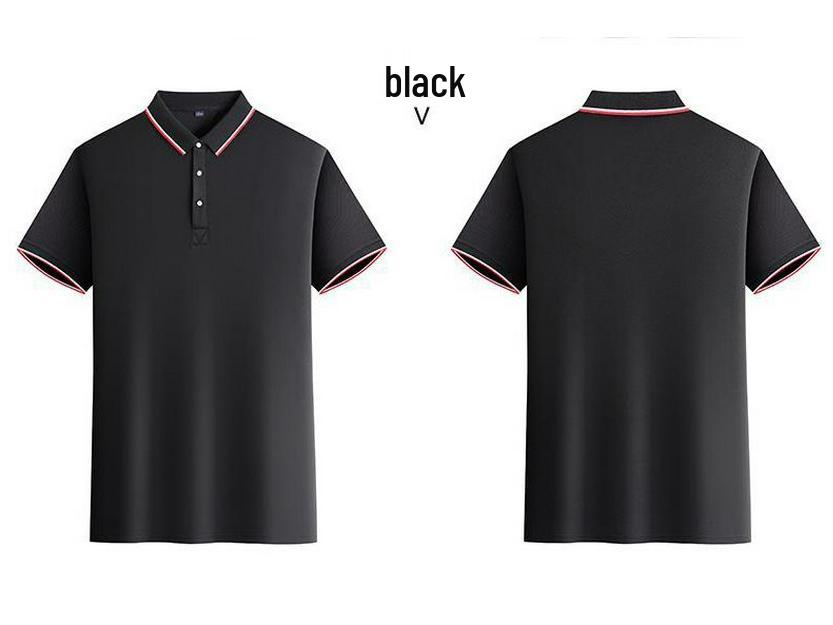 Unisex Summer Short-Sleeved Polo Shirts: Ideal for Work Uniforms, Group Events, DIY Customization & Everyday Wear.