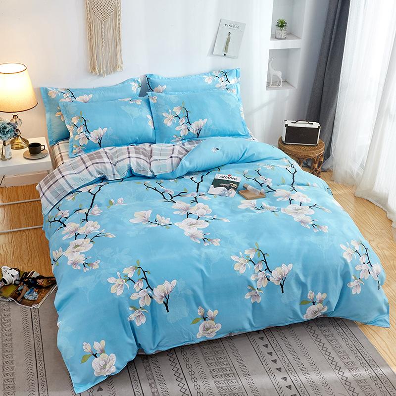 Cute Cartoon Print Duvet Cover 220x240 Lovely Pattern Adults Kids Quilt Cover AB Double-sided Comforter Covers No Pillow Cases