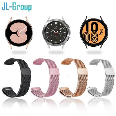 Kovový remienok pre hodinky Samsung Galaxy Watch 4 5 Active 2 40 mm 44 mm remienok na hodinky 3 4 Klasický milánsky náhradný náramok s magnetickou slučkou