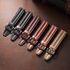 20mm 22mm 24mm Retro Genuine Cowhide Watch Band Straps for Seiko Leather Rugged Double Bone Band for Omega Men Women Accessories