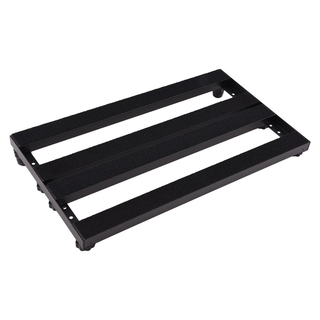 Guitar Pedal Board Aluminum Alloy Effect Pedalboard Compartment Storage Power Cord Portable Easy Assemble Pedal Board for Guitar