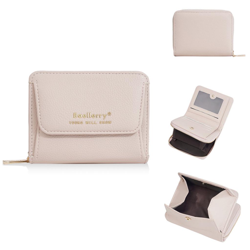 Fashionable And Minimalist Short Wallet With Letter Printing Design For Daily Use And Wearresistant Durability