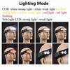 350Lumen Multimode LED COB Sensor Headlight USB Rechargeable Waterproof Headlamp Outdoor Camping Fishing Head Torch