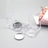 2.5G Empty Portable Eyeshadow Palette Blusher Box Solid Ointment Box Cosmetic Makeup Case Round Storage Container