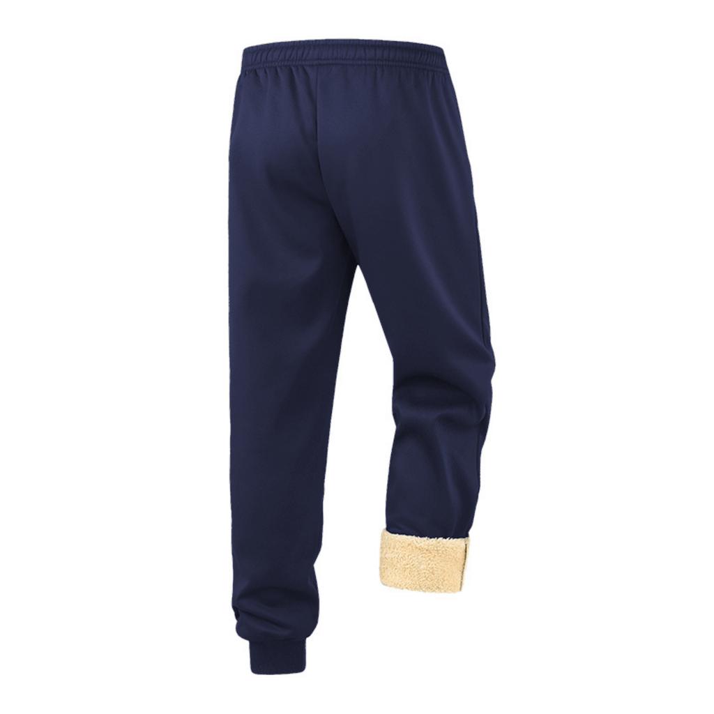 Men's -color Casual Sportswear Skinny Pants, Men's Fleece Warm Drawstring Loose Sweatpants