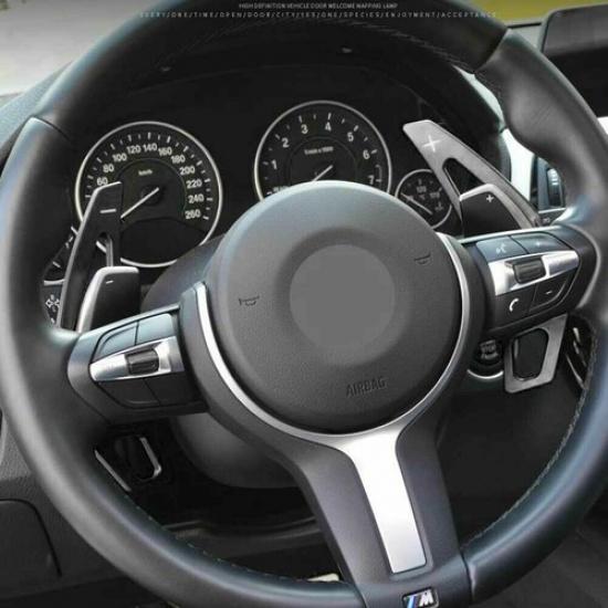 Black Steering Wheel Gear Shift Paddle Extended For BMW 3 F30 5 Series F10